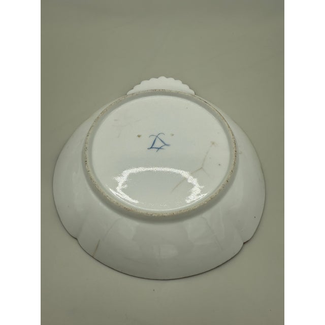 Orange Early Spode Porcelain Plate, Circa 1800 — With Spurious Sèvres Mark For Sale - Image 8 of 10