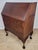 1930s Vintage Writing Secretary in Leather, 1930s For Sale - Image 5 of 18