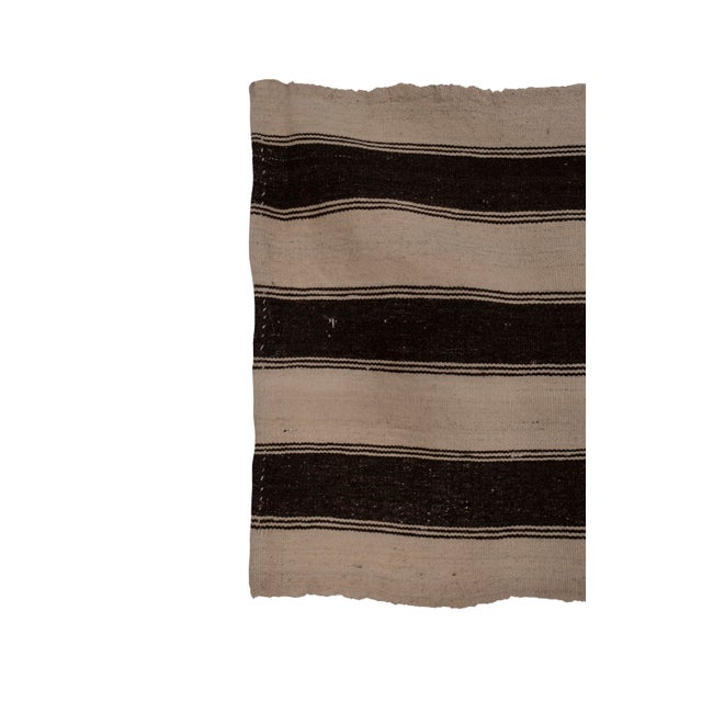 Mid-Century Modern 1960s Vintage Long Turkish Hemp Kilim Runner 2'2'' X 16'4'' For Sale - Image 3 of 7