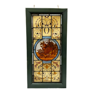 Stained Glass in Painted Frame