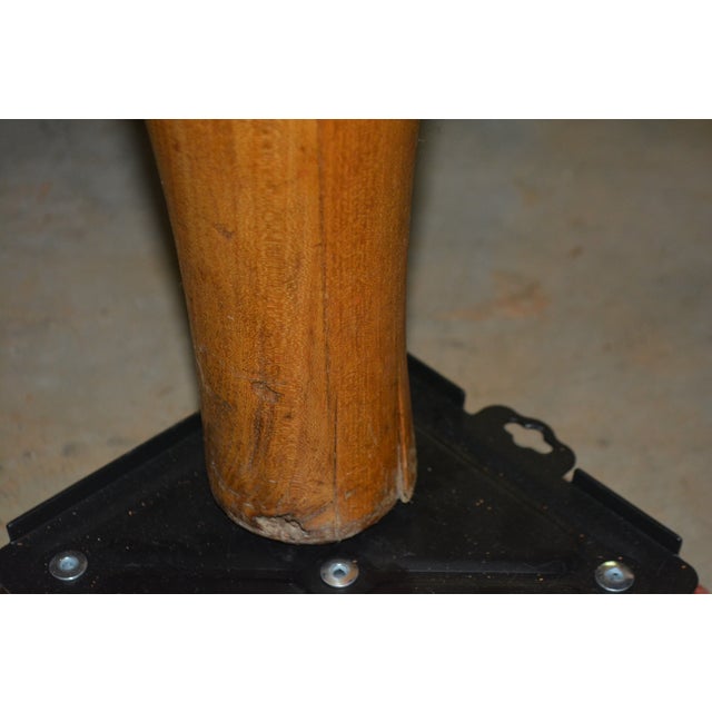 1960s Vintage Rustic Maple Wooden 5' Butcher Block Table - Double Dovetailed - Island - Farmhouse Kitchen For Sale - Image 12 of 12