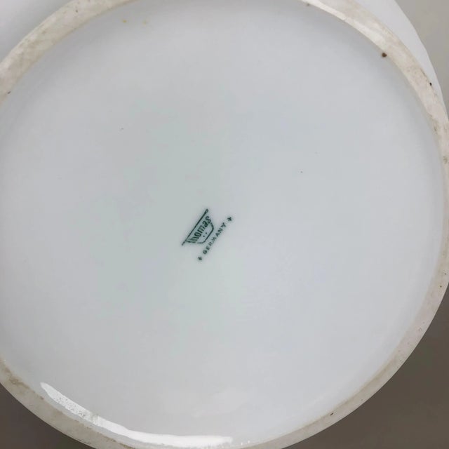 Extra Large German Op Art Porcelain Vase by Richard Scharrer for Thomas, 1970s For Sale - Image 10 of 11