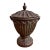 Vintage Cast Iron Urn W/Lid For Sale