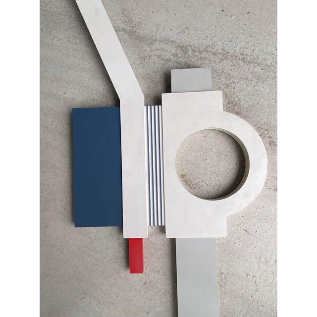 Abstract Wall Sculpture Composition 89 by François Decq, 1989 For Sale - Image 3 of 6
