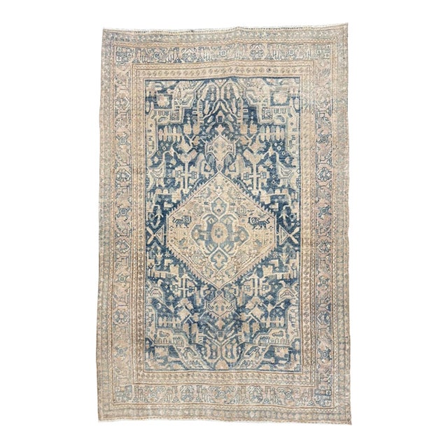 Antique Stylized Medallion Rug | 3x5 For Sale