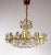 1970s Brass & Lead Crystal Chandelier from Joska, 1970s For Sale - Image 5 of 18