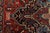 Heriz Rug 7’11” X 11′ Red Wool Vintage Traditional Hand-Knotted Carpet For Sale - Image 11 of 15