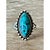 Vintage Boho Native American Style Turquoise Ring For Sale - Image 10 of 12