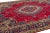 Red 1920s Red Antique Tabriz Handmade Persian Wool Rug With Multicolor Shah Abbasi Desing For Sale - Image 8 of 11