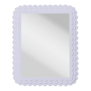 Fleur Home Carnival Krewe Rectangle Mirror in Spring Iris, 36x48 For Sale