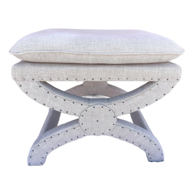 Restoration Hardware Toscane Nailhead Bench/Stool For Sale