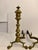 Metal Pair Federal Beehive Ball Claw Brass Andirons For Sale - Image 7 of 10