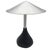 With the grace of a city night and the discipline of design, this rare Piccola lamp nestles its teardrop leather base like...