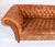Tan Mid-Century English Button Back Leather Chesterfield Sofa For Sale - Image 8 of 14