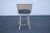 Wesley Allen Bali Swivel Stool With Low Back For Sale - Image 4 of 8