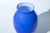 Murano Blue Art Glass Vase with Polka Dot Pattern, 1970s For Sale - Image 3 of 5