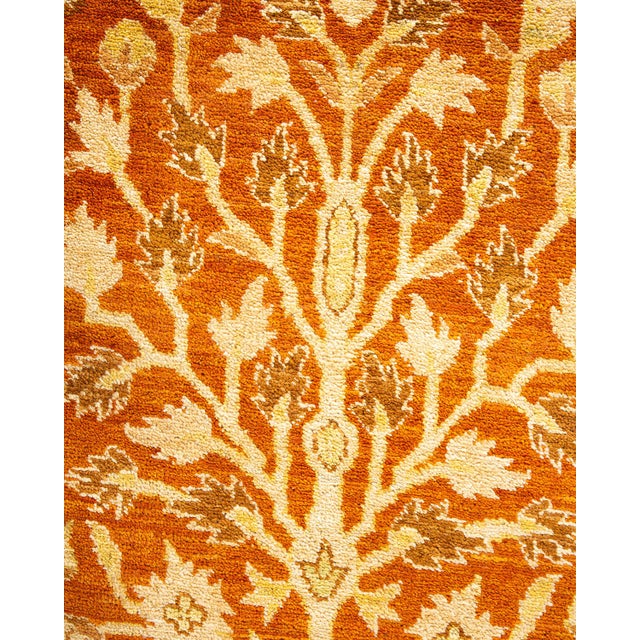 Traditional Eclectic, One-of-a-Kind Hand-Knotted Area Rug - Brown, 9' 1" x 12' 5" For Sale - Image 3 of 8
