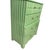 Hand-Painted Green Striped Dresser | Circus Interior Meets Neo Deco For Sale In Atlanta - Image 6 of 7