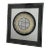 Motivated Seller: 1970s Seena Donneson , Black, Gold & Silver Mixed-Media Art. For Sale