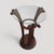 Early 20th Century Art Nouveau Carved Wood and Glass Pedestal Side Table, Early 20th Century For Sale - Image 5 of 10
