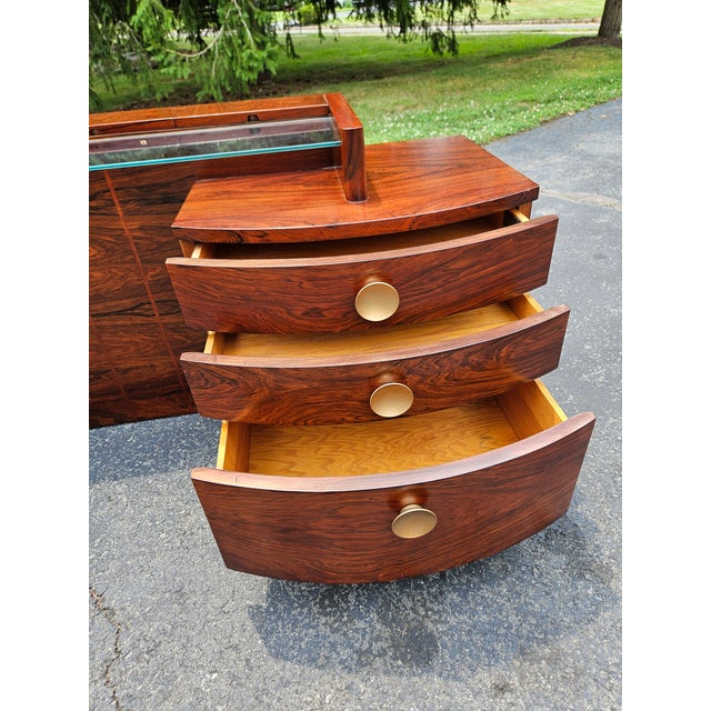 Herman Miller Gilbert Rohde for Herman Miller No. 3770 Rosewood Vanity, C. 1940 For Sale - Image 4 of 7