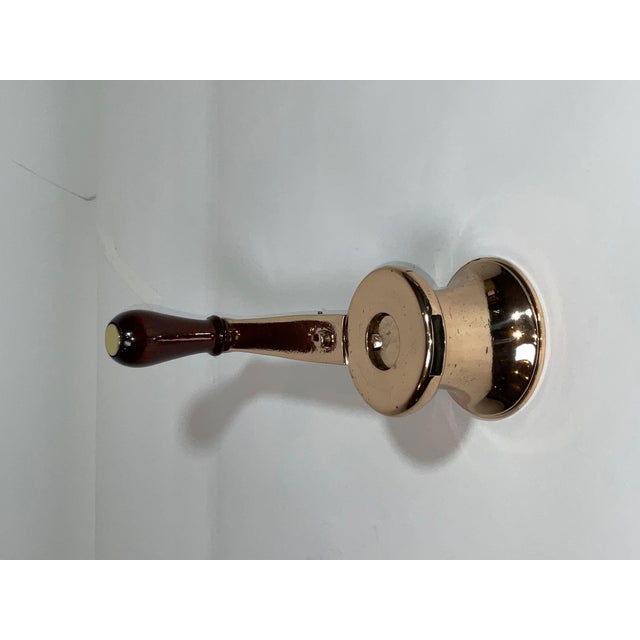Metal Solid Brass Yacht Winch with Handle from 1930s For Sale - Image 7 of 8