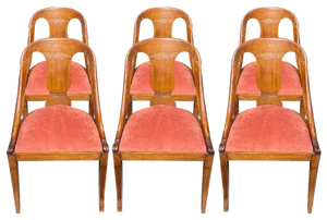 Empire Gondola Dining Chairs, Set of 6