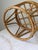 Brown Vintage Rattan Round Ottoman For Sale - Image 8 of 8