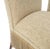Cream Designmaster for Domain Scroll-Back Damask Dining Chairs With Bullion Fringe & Turned Mahogany Legs, Set of 6 For Sale - Image 8 of 14