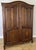 Antique French Louis XVI Style Carved Oak 2-Door Wardrobe For Sale - Image 5 of 16