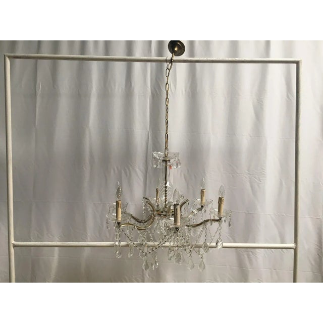 Crystal Chandelier, 1950s For Sale - Image 18 of 18
