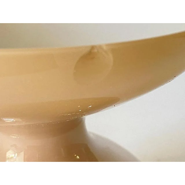 Handmade Opaline Vase in Brown, Italy, 1970 For Sale - Image 3 of 8