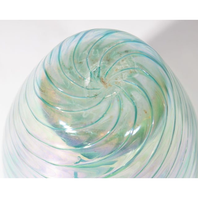 Glass Eye Studio 1973 Art Glass Vase For Sale - Image 4 of 6