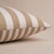 2020s Schumacher Hanson I/O Stripe 22" Pillow In Sand For Sale - Image 5 of 5