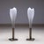 Metal Small Murano glass table lamps by AV Mazzega, Italy 1960s For Sale - Image 7 of 8