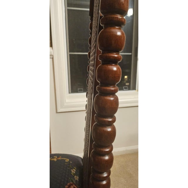 Wood 1970s American Drew Bicentennial Edition "Tree of Promise" Caned Side Chair. For Sale - Image 7 of 12