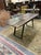 Industrial Rectangular Salvage Wood & Black Iron Table or Desk For Sale - Image 10 of 14