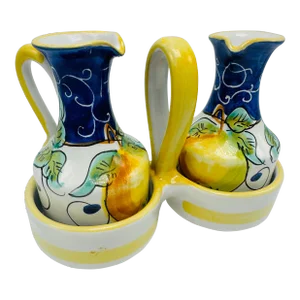Vintage Italian Vinegar and Oil Set