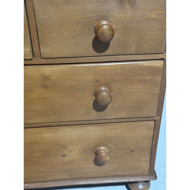 Antique Pine Two Over Two Drawers - Chest of Drawers From England For Sale - Image 10 of 18