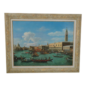 Gouinda Italian Venice Scene Oil Painting on Canvas