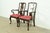Chinoiserie Henredon Chinoiserie Queen Anne Hand Painted Oak and Burl Wood Armchairs, Pair For Sale - Image 3 of 14