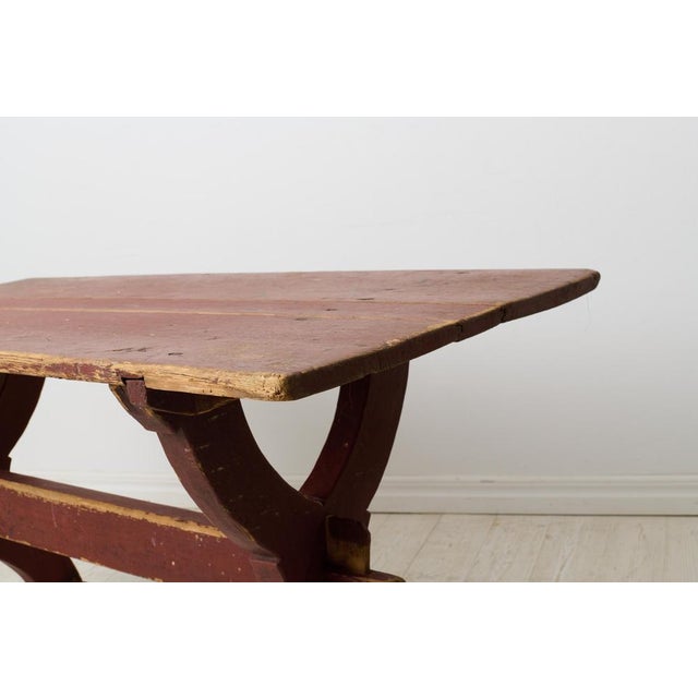 Brown Northern Swedish Dining Table For Sale - Image 8 of 11