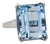 Late 20th Century Large Aquamarine Ring, Size 5 For Sale
