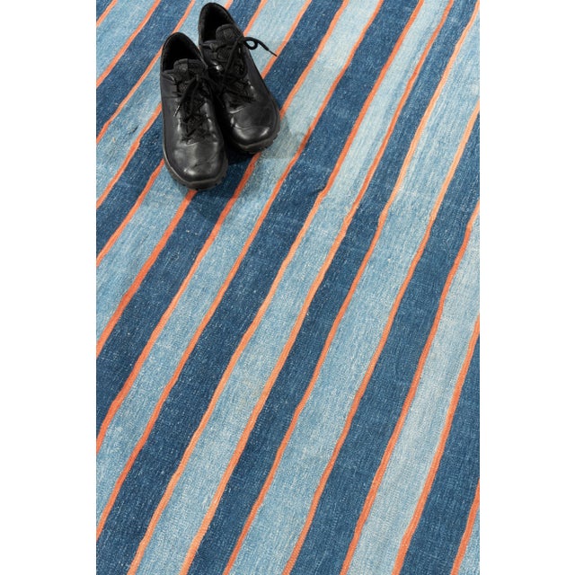 Antique Indian Dhurrie Rug 12ft 1in X 23ft 10in For Sale - Image 11 of 15