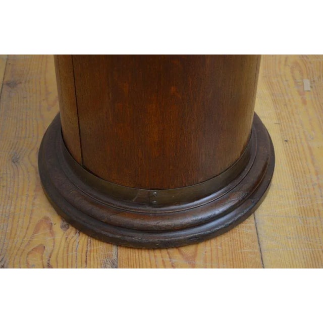 Brown 19th Century Oak Coopered Stick Stand, 1890s For Sale - Image 8 of 9