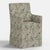 Spritely Home Slipcover for Stoffer Home x Cloth & Company for Lindy Slipcover Dining Armchair in Bird Toile Olive For Sale - Image 4 of 8