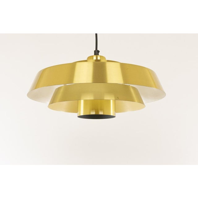 Nova Brass Pendant by Jo Hammerborg for Fog & Mørup, 1960s For Sale - Image 6 of 6