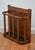 Very attractive antique country house umbrella stand on d shape outline, having panelled back, d shaped umbrella holder...