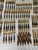 Mid 20th Centure Vintage Thai Serving Utensils Set of 141 in Original Box For Sale In New York - Image 6 of 14