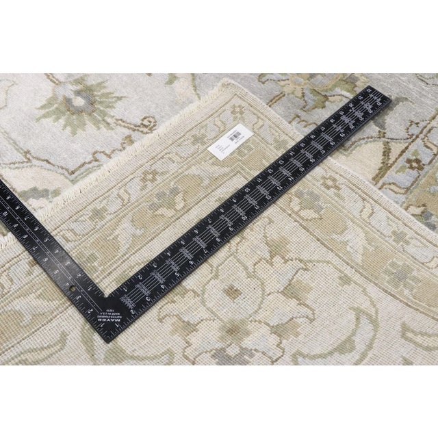 2010s Neoclassic Modern Indian Silk Rug, 09’03 X 12’00 For Sale - Image 5 of 10